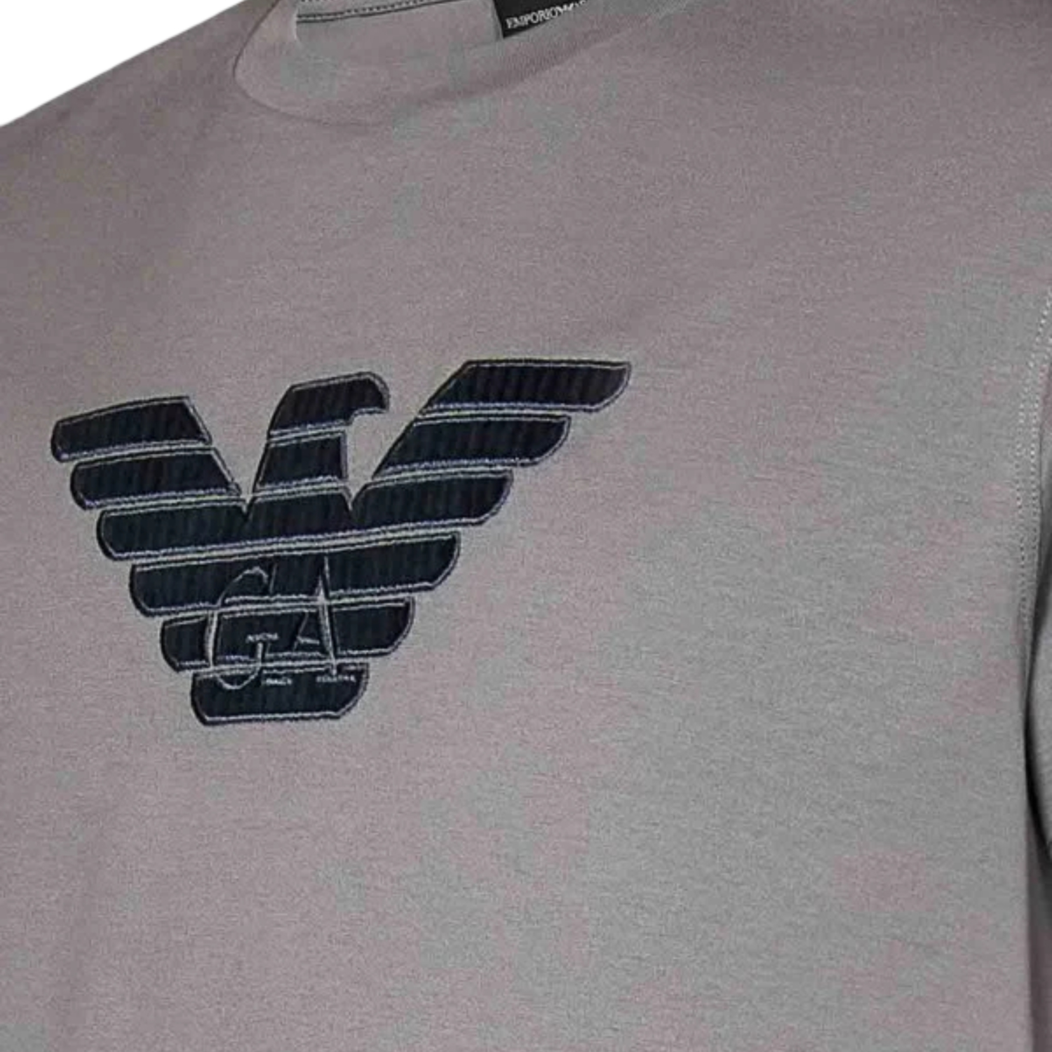 EMPORIO ARMANI T-SHIRT UOMO CON LOGO RICAMATO - 6D1T981JOCZ - immagine 3