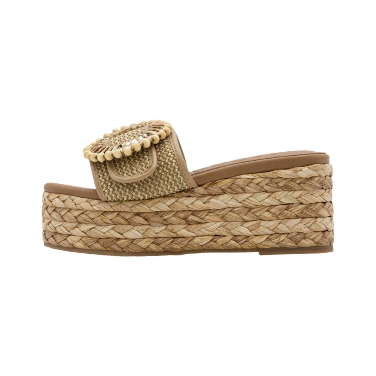 Sandalo Platform con Zeppa Intrecciata IKAROS - 26265