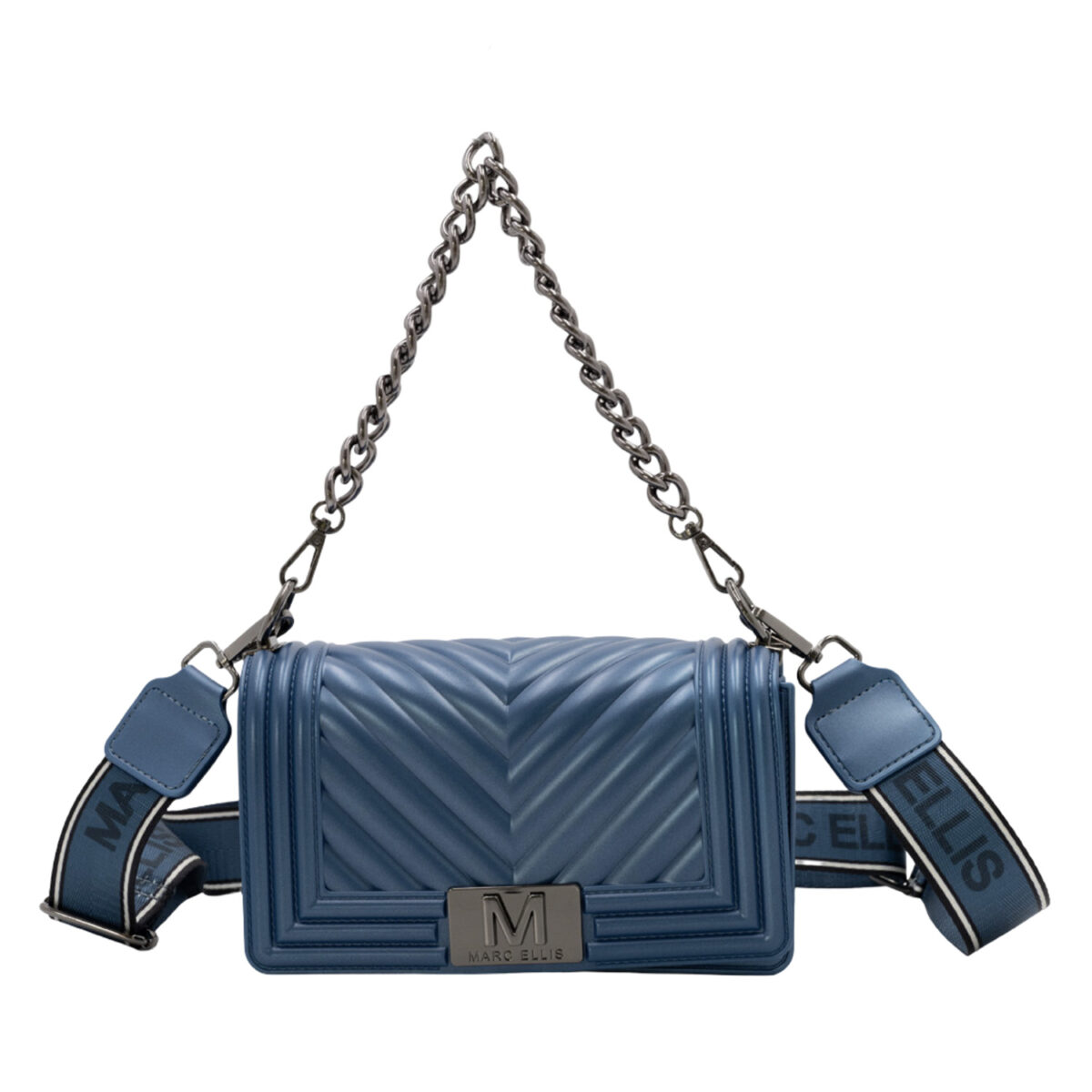 Borsa Tracolla Marc Ellis Trapuntata con Catena - FLAT.S_25