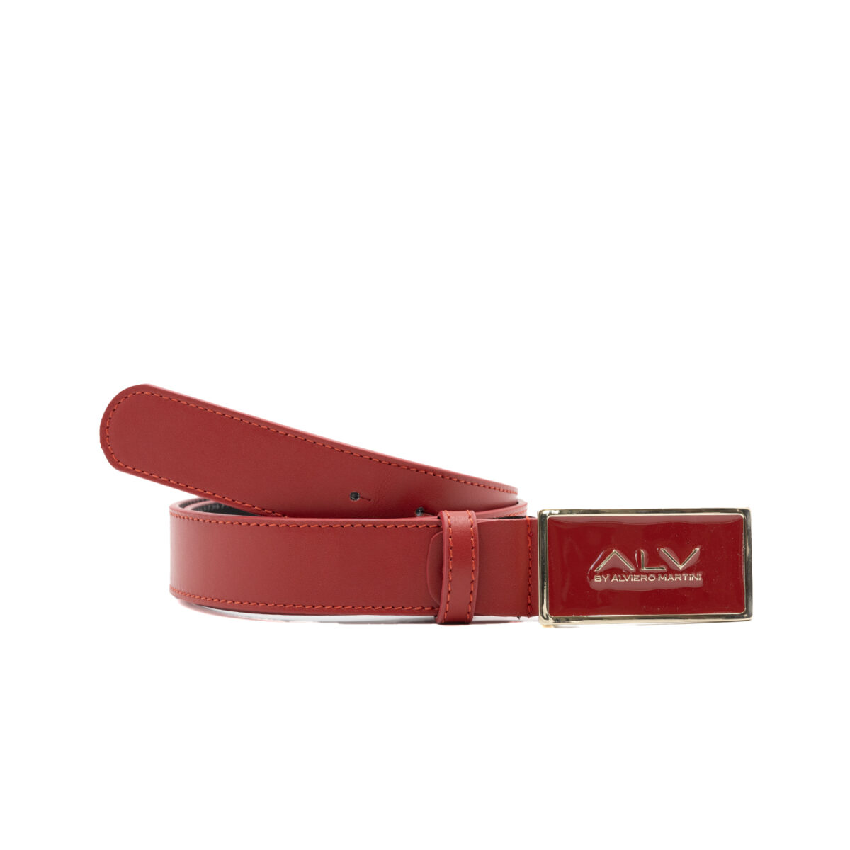 Cintura da donna con fibbia rettangolare logo ALV by Alviero Martini - ALVCDS0030