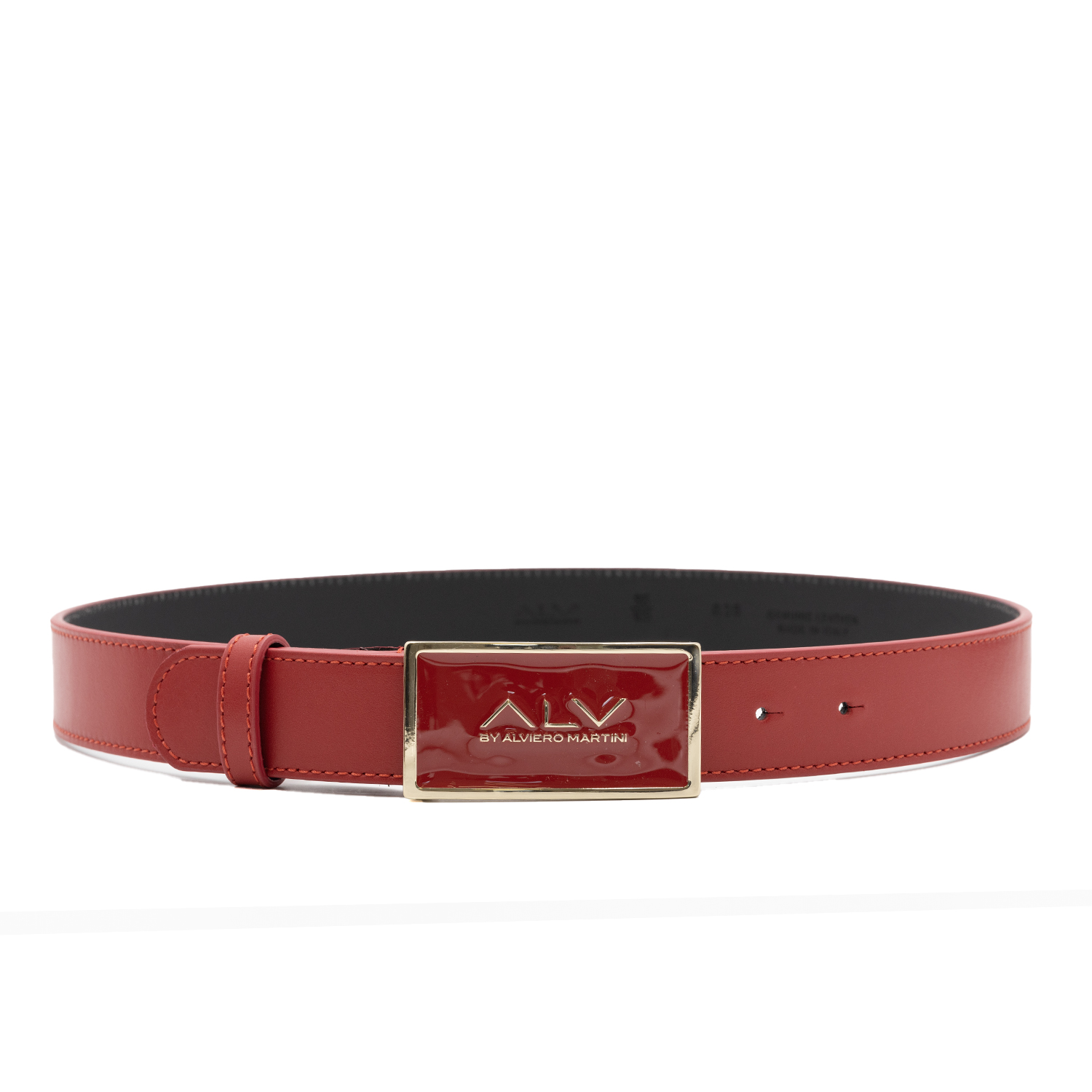 Cintura da donna con fibbia rettangolare logo ALV by Alviero Martini - ALVCDS0030 - immagine 2