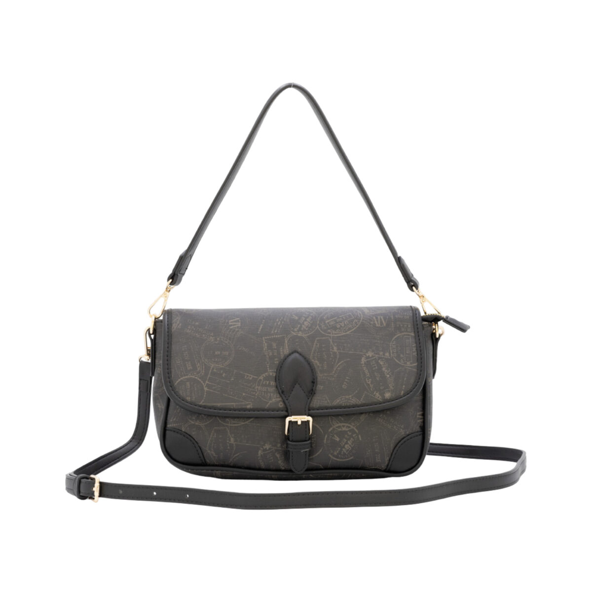 Borsa Tracolla ALV by Alviero Martini con Stampa Passport - ALVB7125