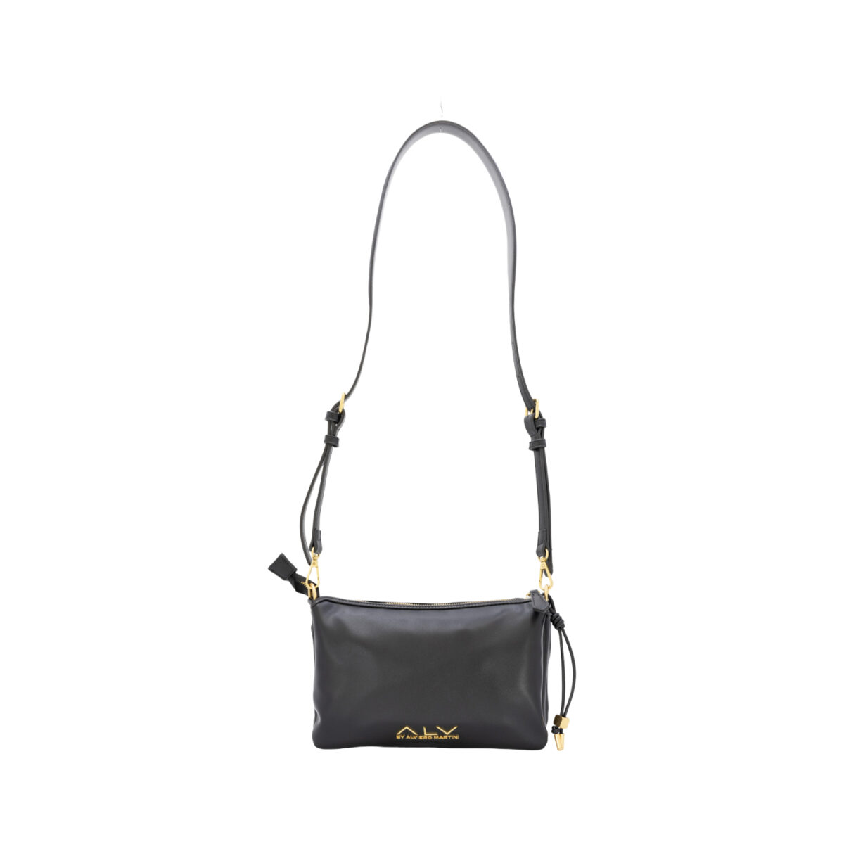 Borsa a tracolla ALV by Alviero Martini Astra rettangolare con inserto tessuto - ALVB12605