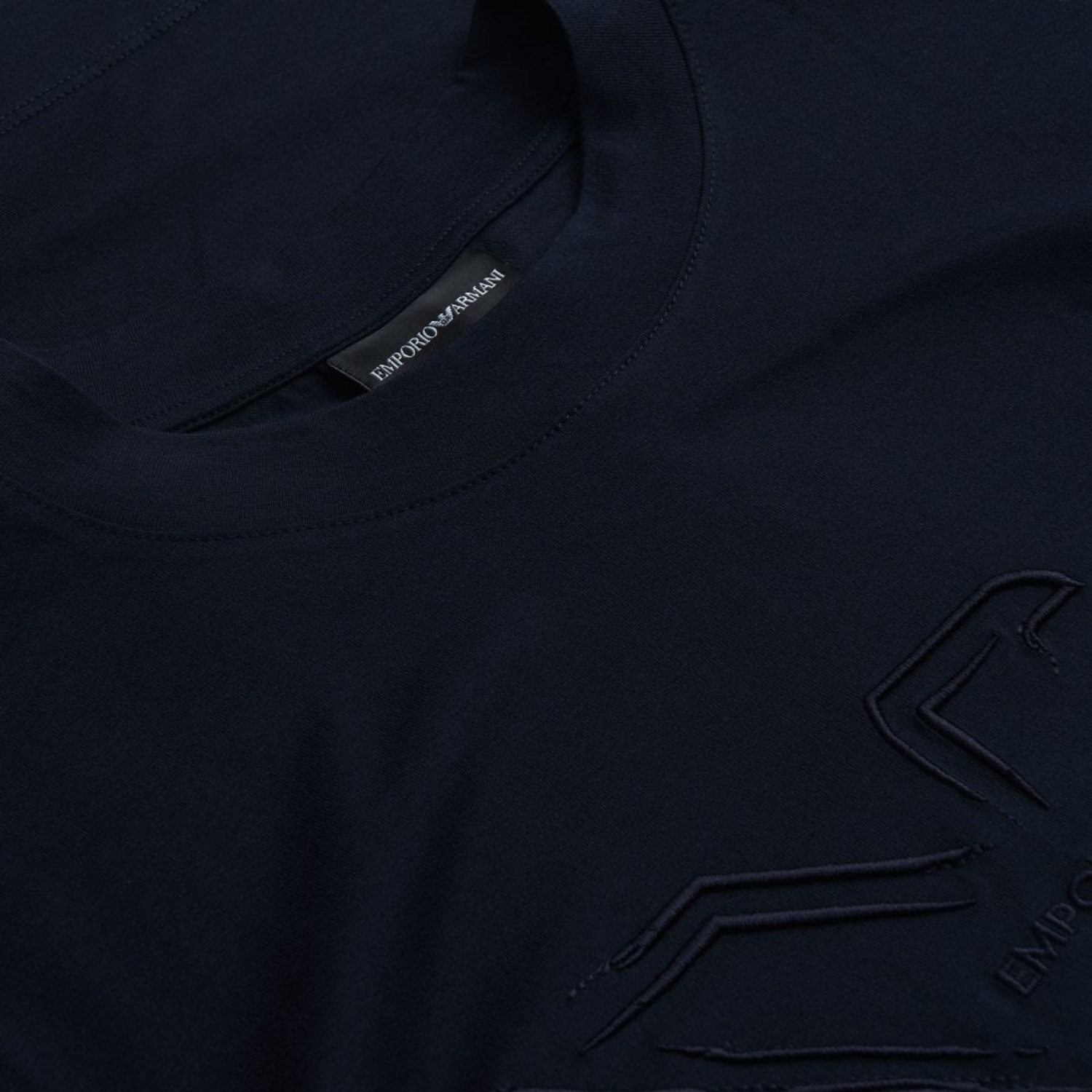 EMPORIO ARMANI T-SHIRT UOMO CON MAXI LOGO FRONTALE - 6D1TQ71JOCZ - immagine 3